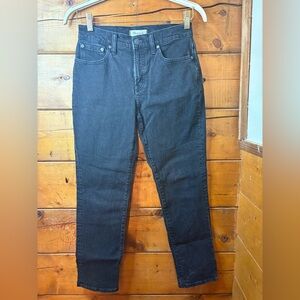 Madewell Women's Black Skinny mid rise perfect vintage jeans size 26
